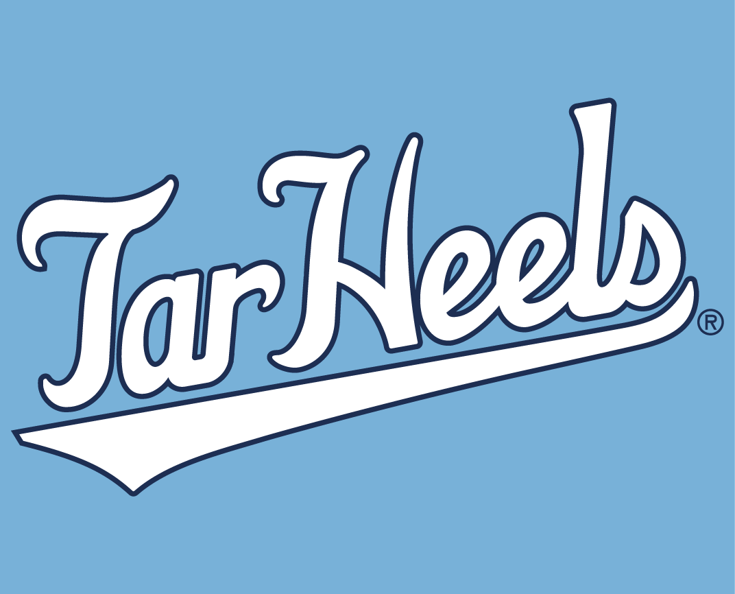 North Carolina Tar Heels 2015-Pres Wordmark Logo v11 iron on transfers for clothing